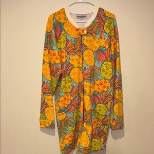 Chubbies Colorful Fruit Print Shorts Onesie